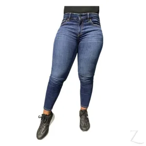 Ladies Super Strong Stretchy Skinny Denim Jeans | Plain | "Roo"