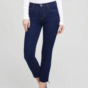 L’agence Sada High Rise Cropped Raw Hem Jeans