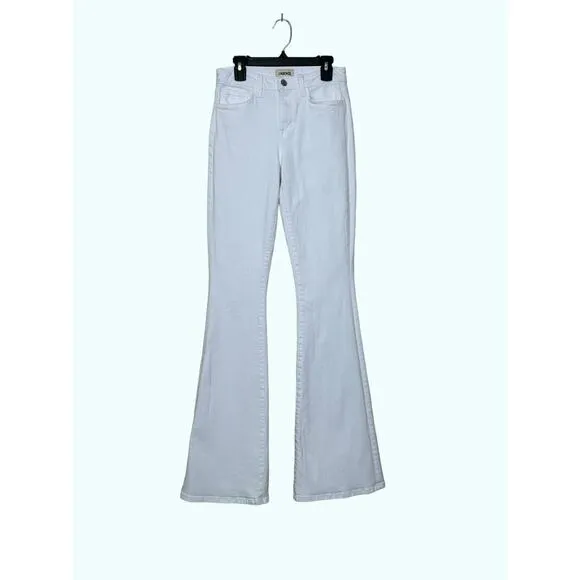 L’Agence white flare jeans size 25 - 0