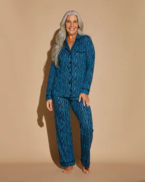 Langärmeliges Top & Hose Pyjama-Set