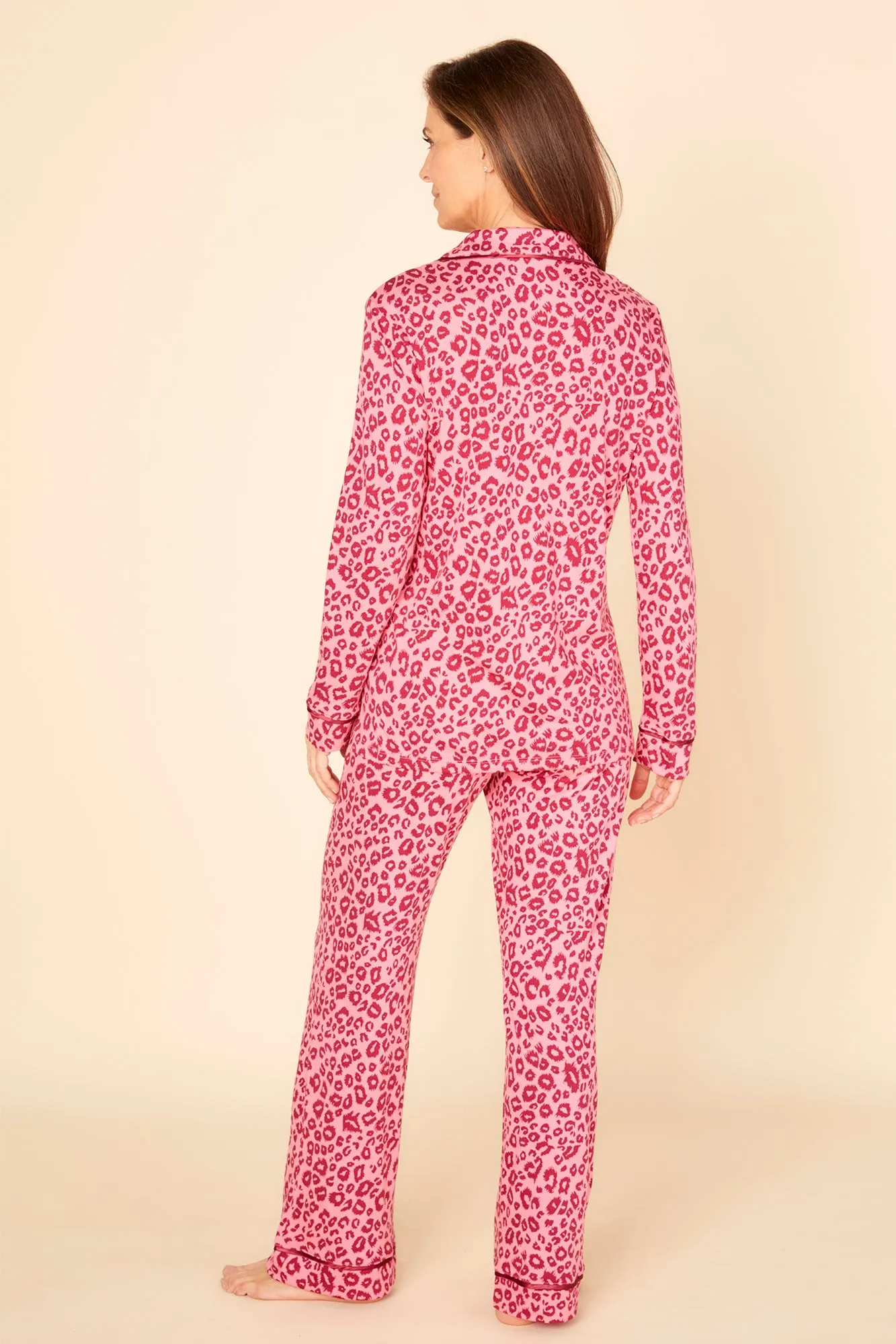 Langärmeliges Top & Hose Pyjama-Set