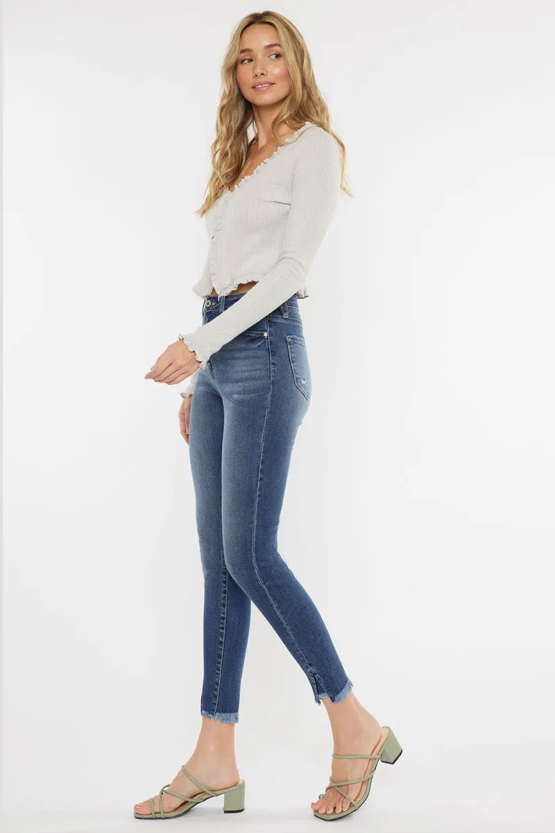 Layna Ultra High Rise Ankle Skinny Jeans