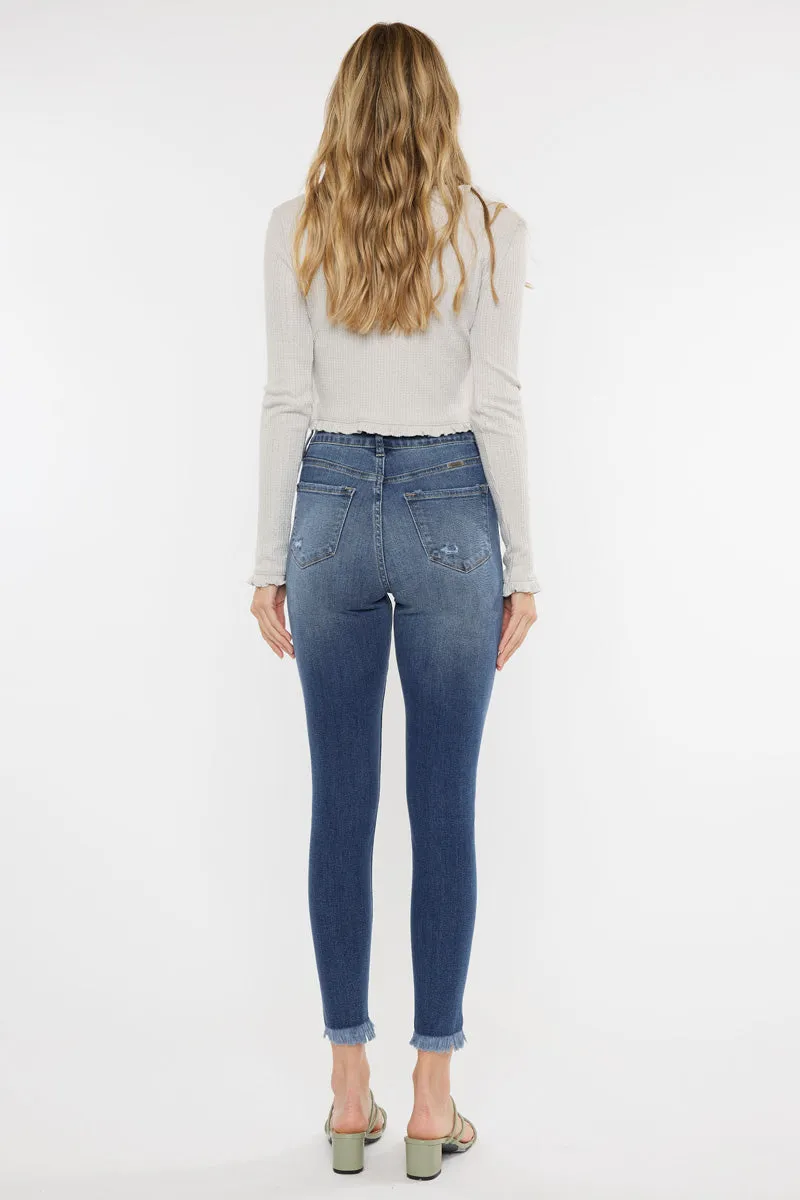 Layna Ultra High Rise Ankle Skinny Jeans