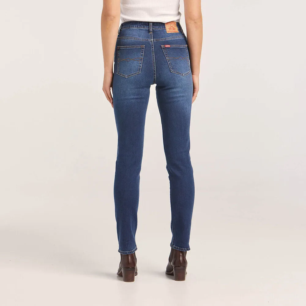 Lee Riders Classic High Slim Ladies Jeans True Indigo