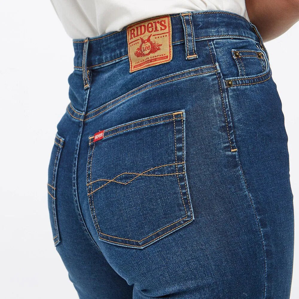 Lee Riders Classic High Slim Ladies Jeans True Indigo