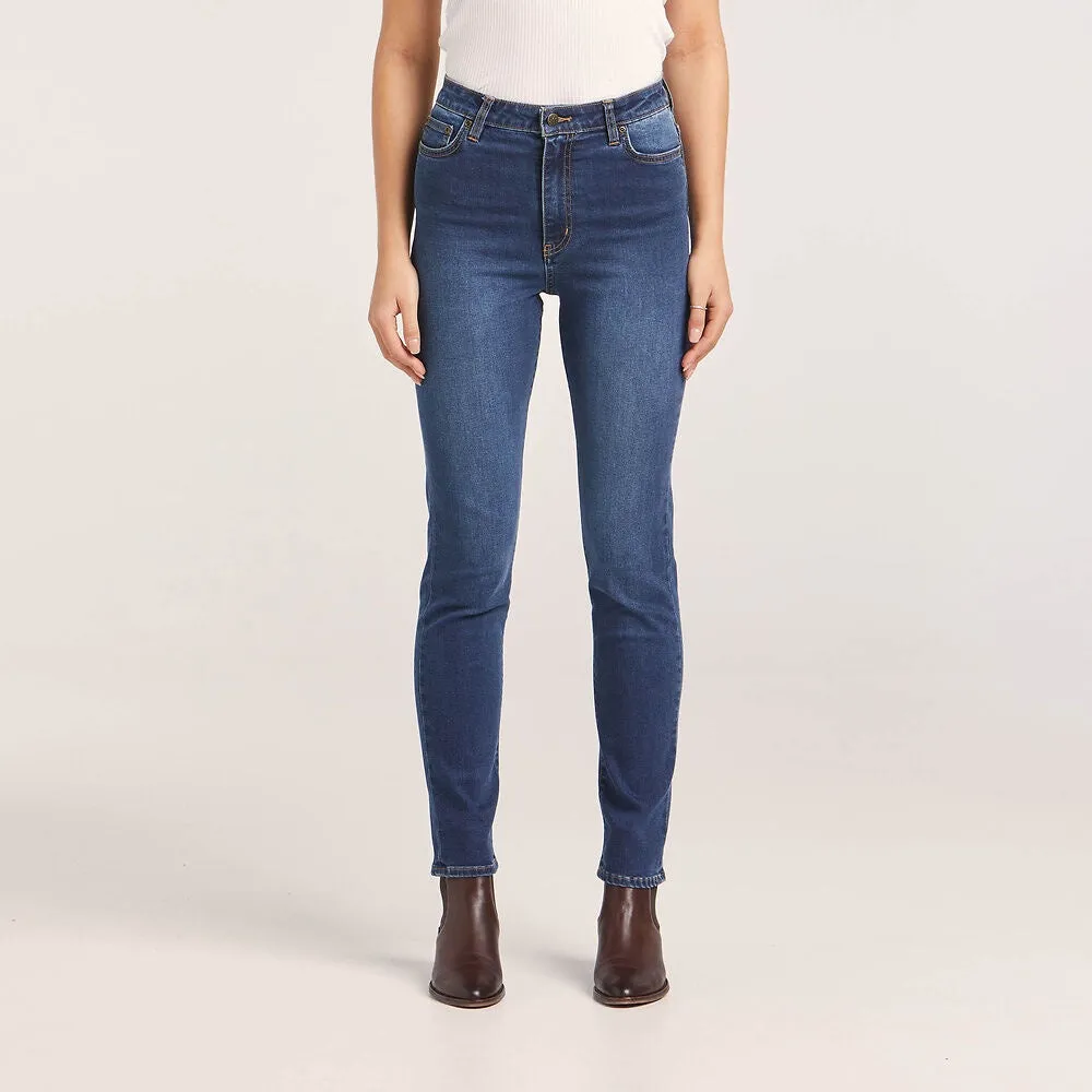 Lee Riders Classic High Slim Ladies Jeans True Indigo
