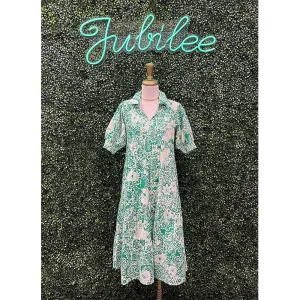 Leni Green Paisley Dress