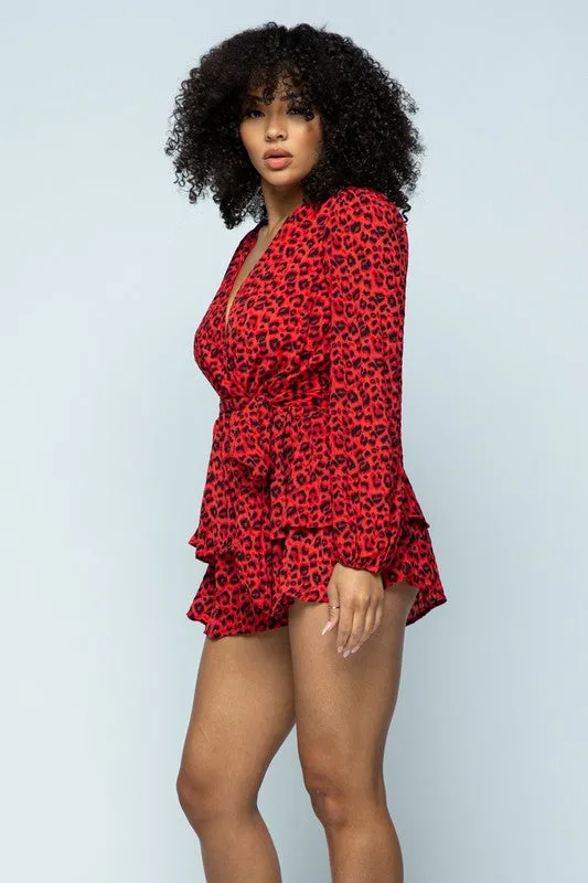 Leonna Leopard Romper