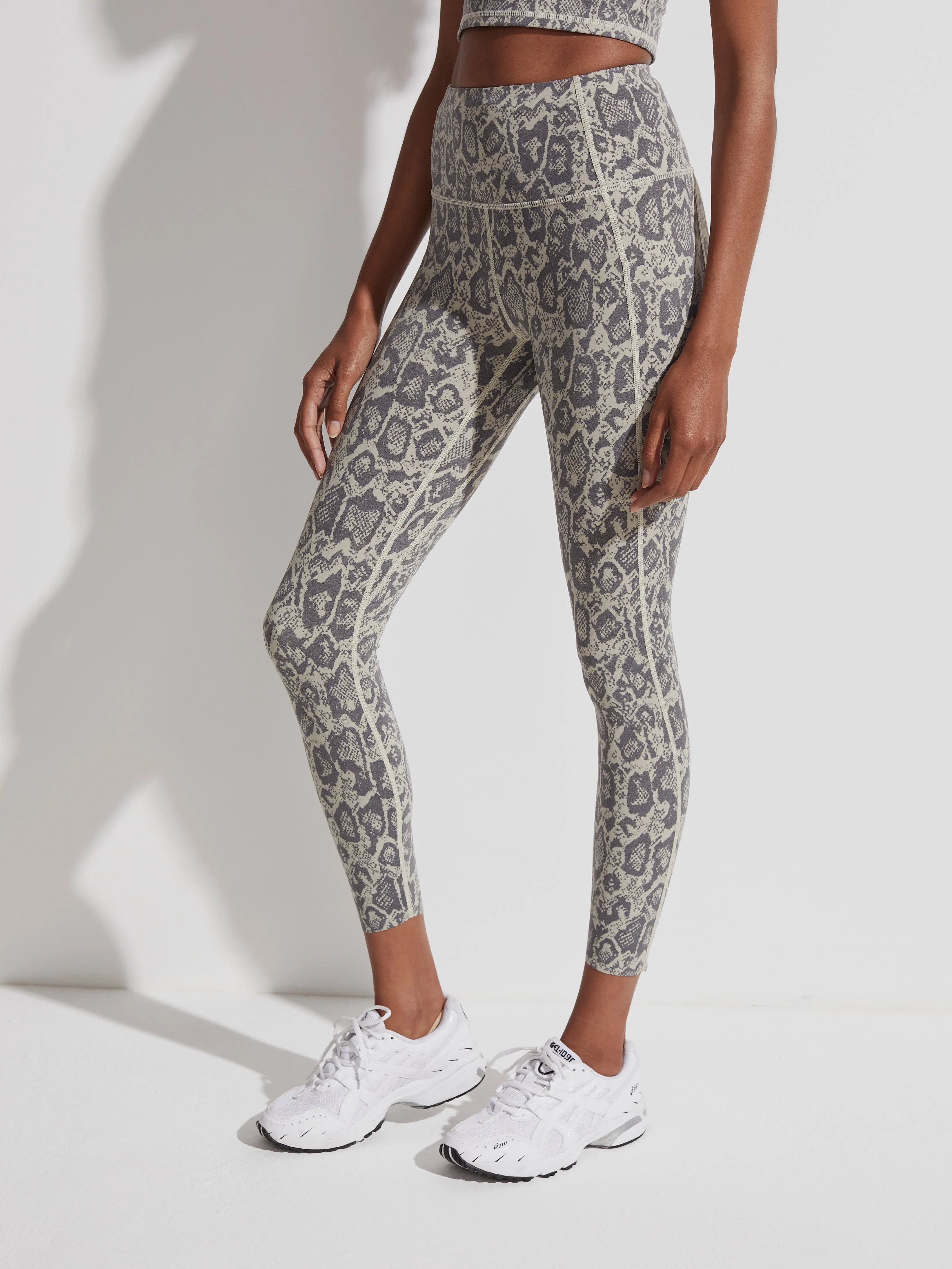 Lets Go Running Legging Sage Noise Snake