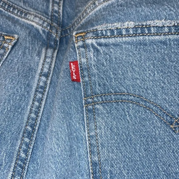 Levi’s 70s high rise flare ultra high rise blue denim jeans 30x32