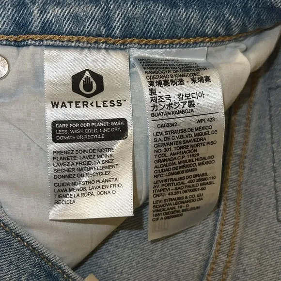 Levi’s 70s high rise flare ultra high rise blue denim jeans 30x32