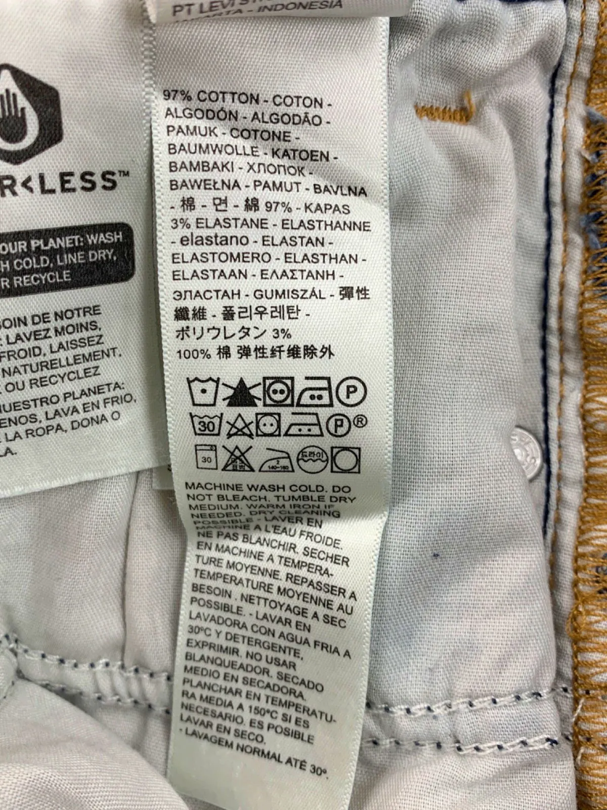 Levi's Blue 724 High Rise Slim Straight Jeans W27