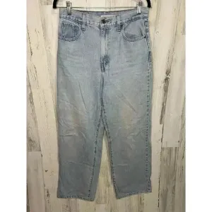 Levi's Women's High Waisted Straight Jeans Size 28 Light Wash Blue