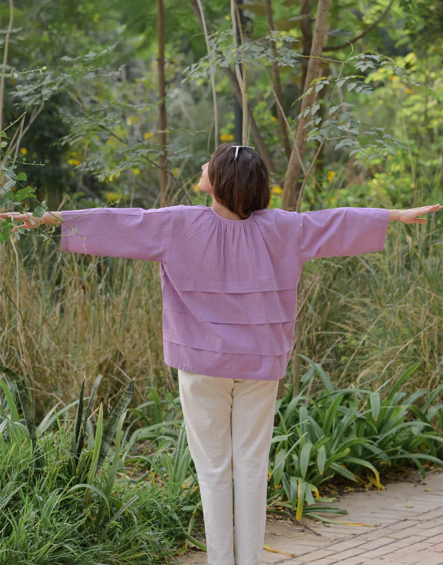 Lilac Oversized Top
