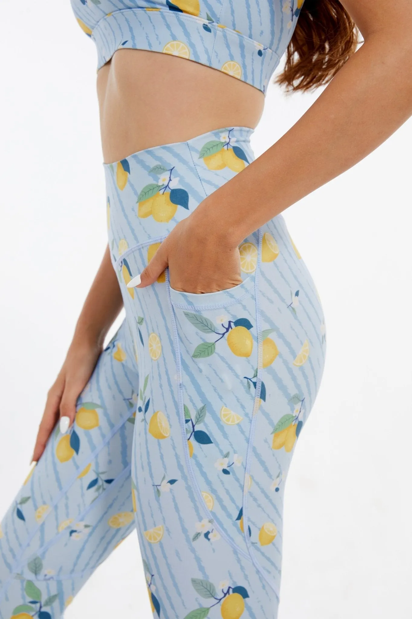 Limoncello Breeze High-waisted Leggings