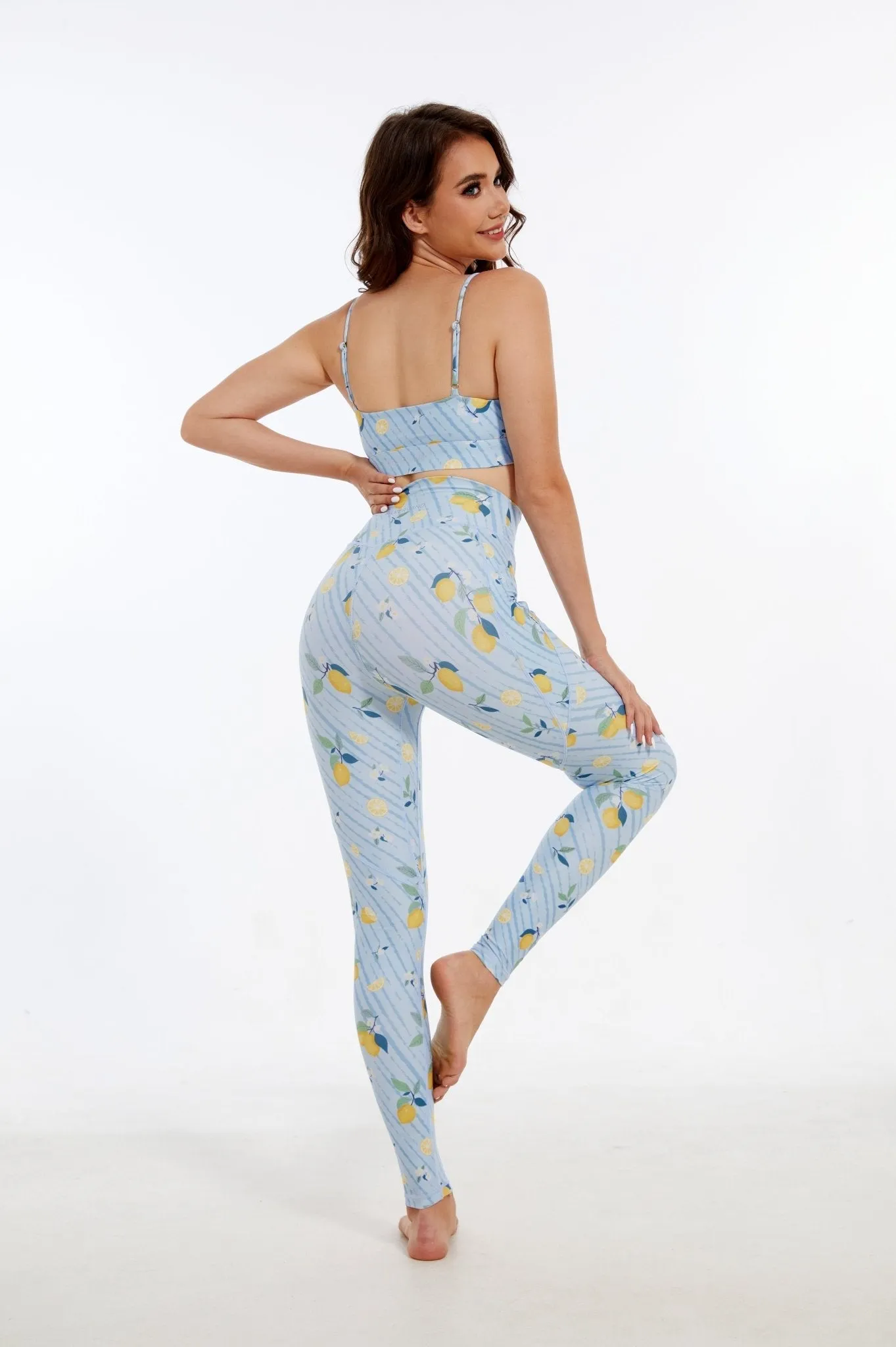 Limoncello Breeze High-waisted Leggings