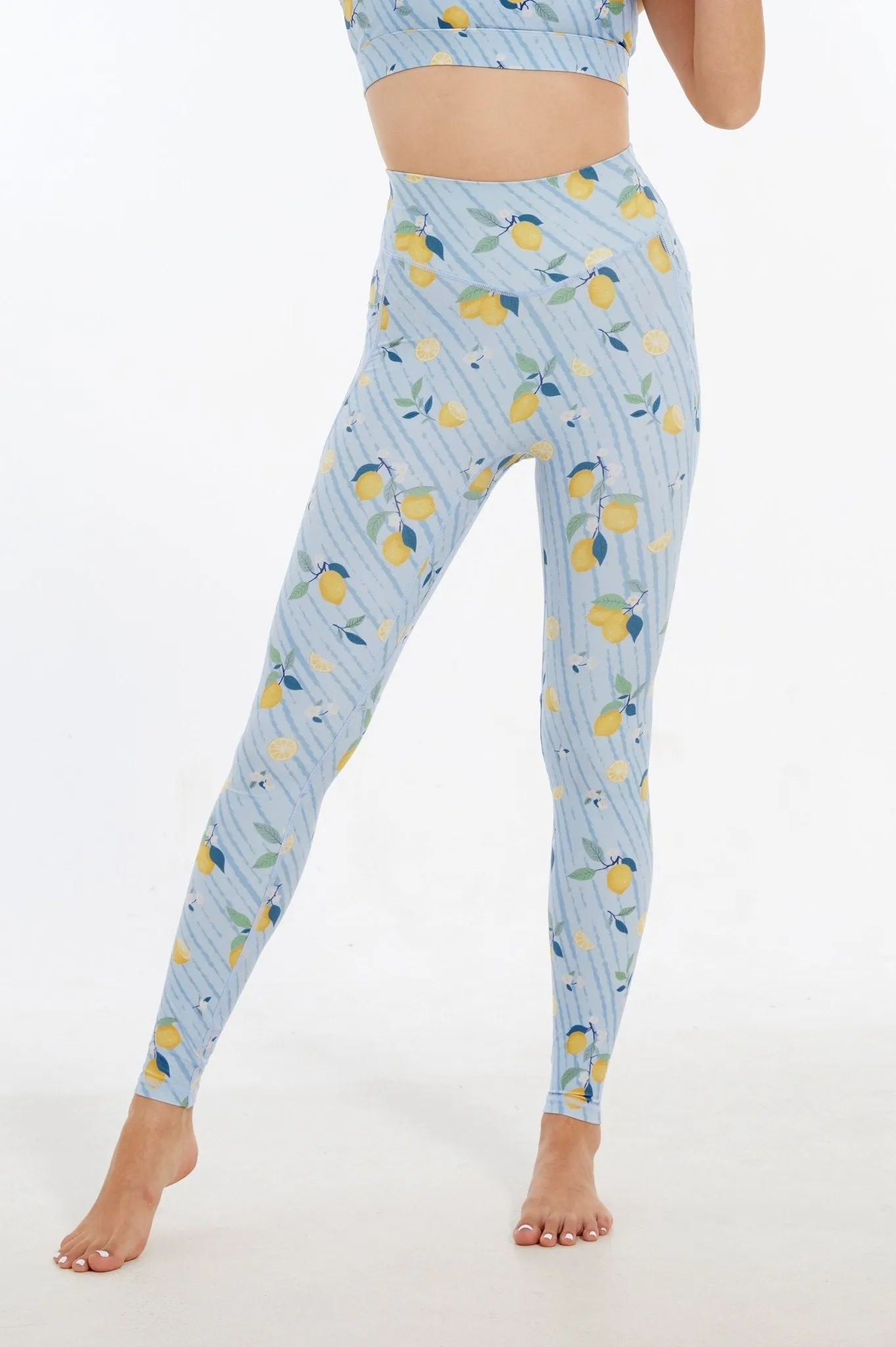 Limoncello Breeze High-waisted Leggings