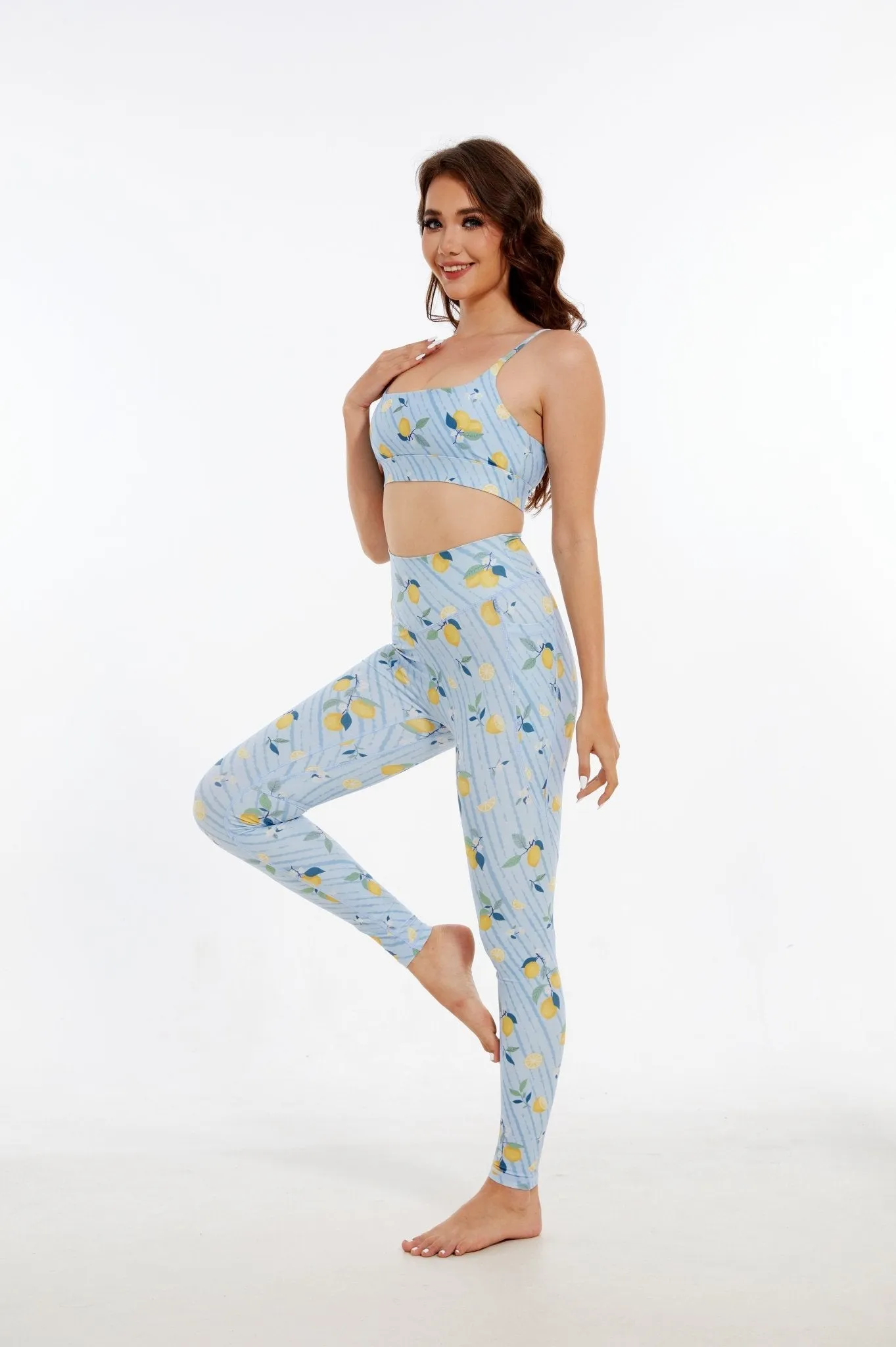 Limoncello Breeze High-waisted Leggings
