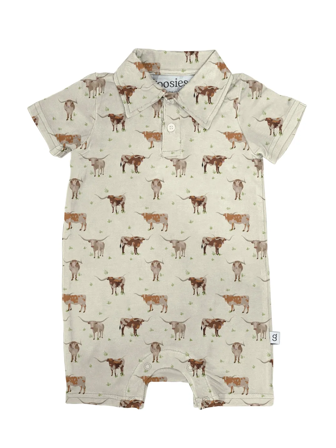 Longhorn Polo Romper