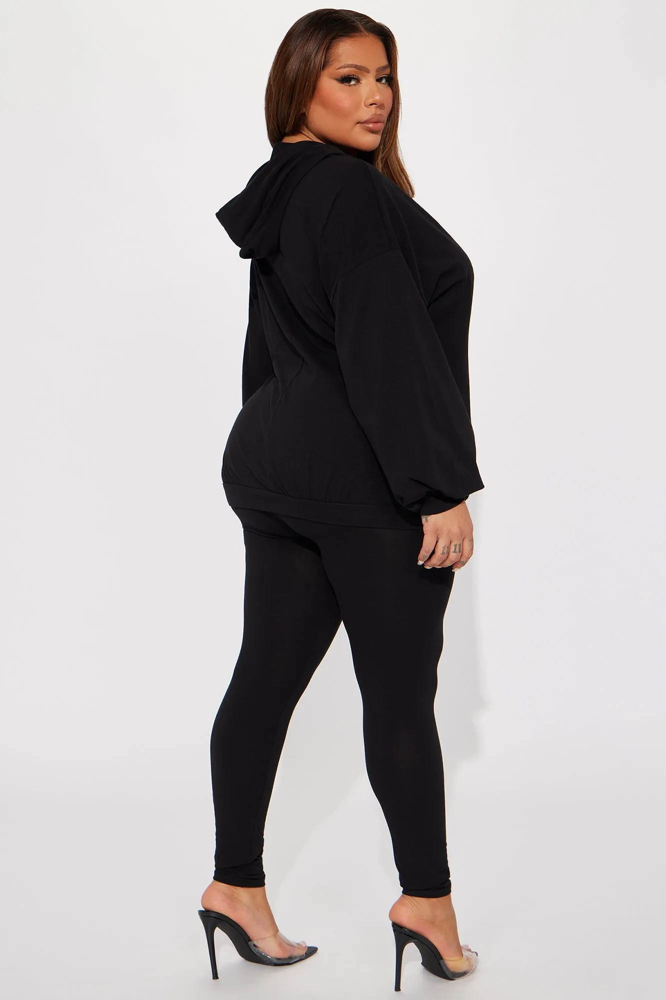 Look At Me Legging Set - Black/Red