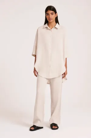Lounge Longline Shirt Natural