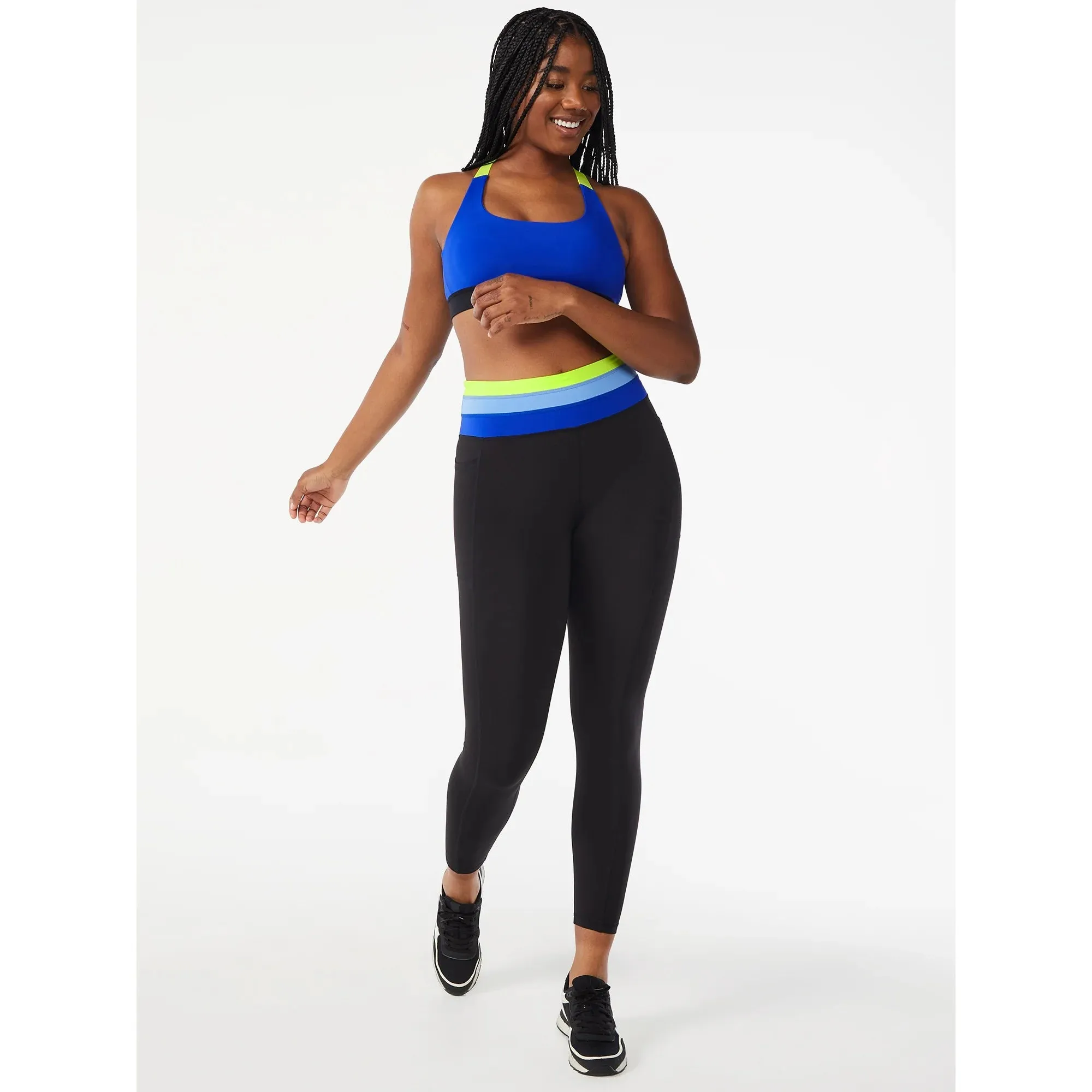 Love & Sports Women's Color Band Leggings