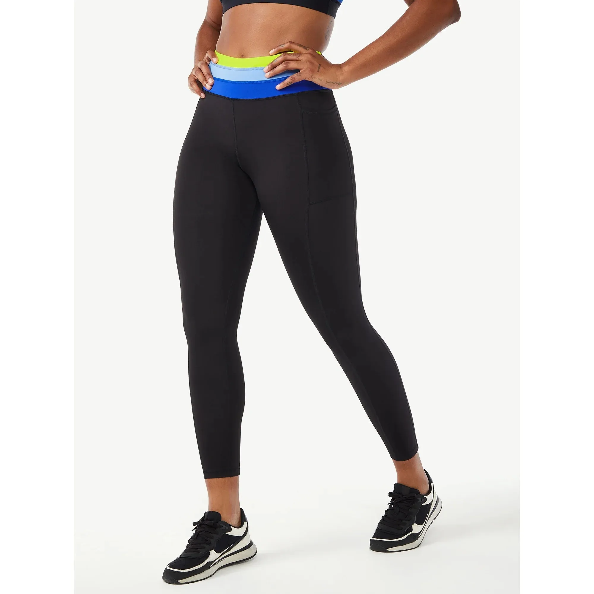 Love & Sports Women's Color Band Leggings
