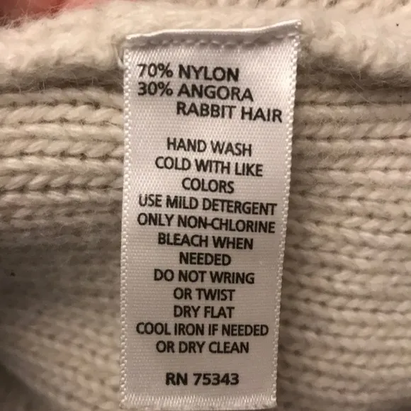 Lovely Fenn Wright Manson angora blend sweater