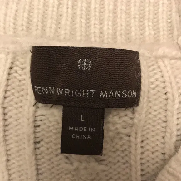 Lovely Fenn Wright Manson angora blend sweater
