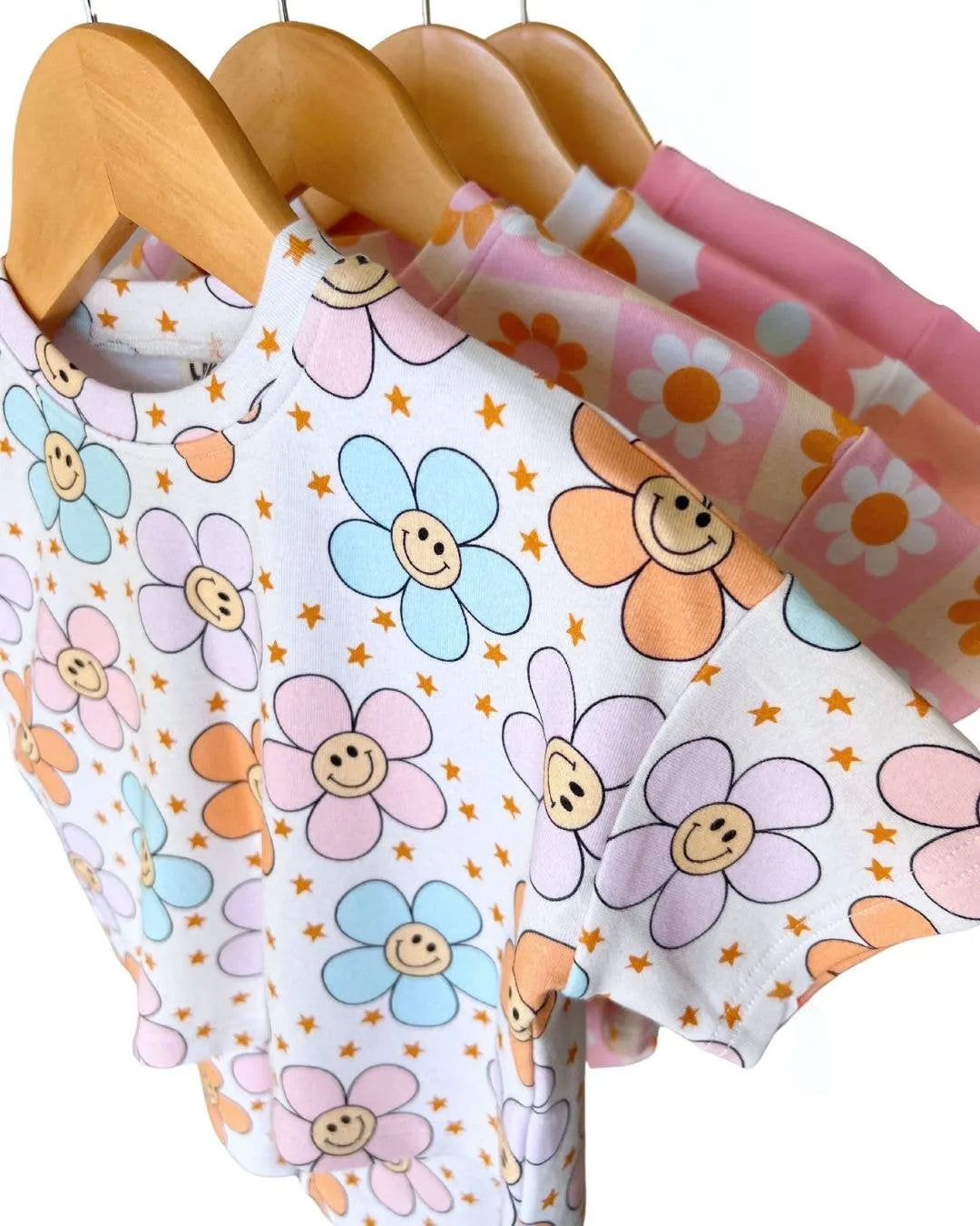 Lucky Panda Kids - Shorts Set | Ditzy Daisy: 5T