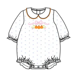Luigi Kids Pumpkins & Bow Bubble - Blue