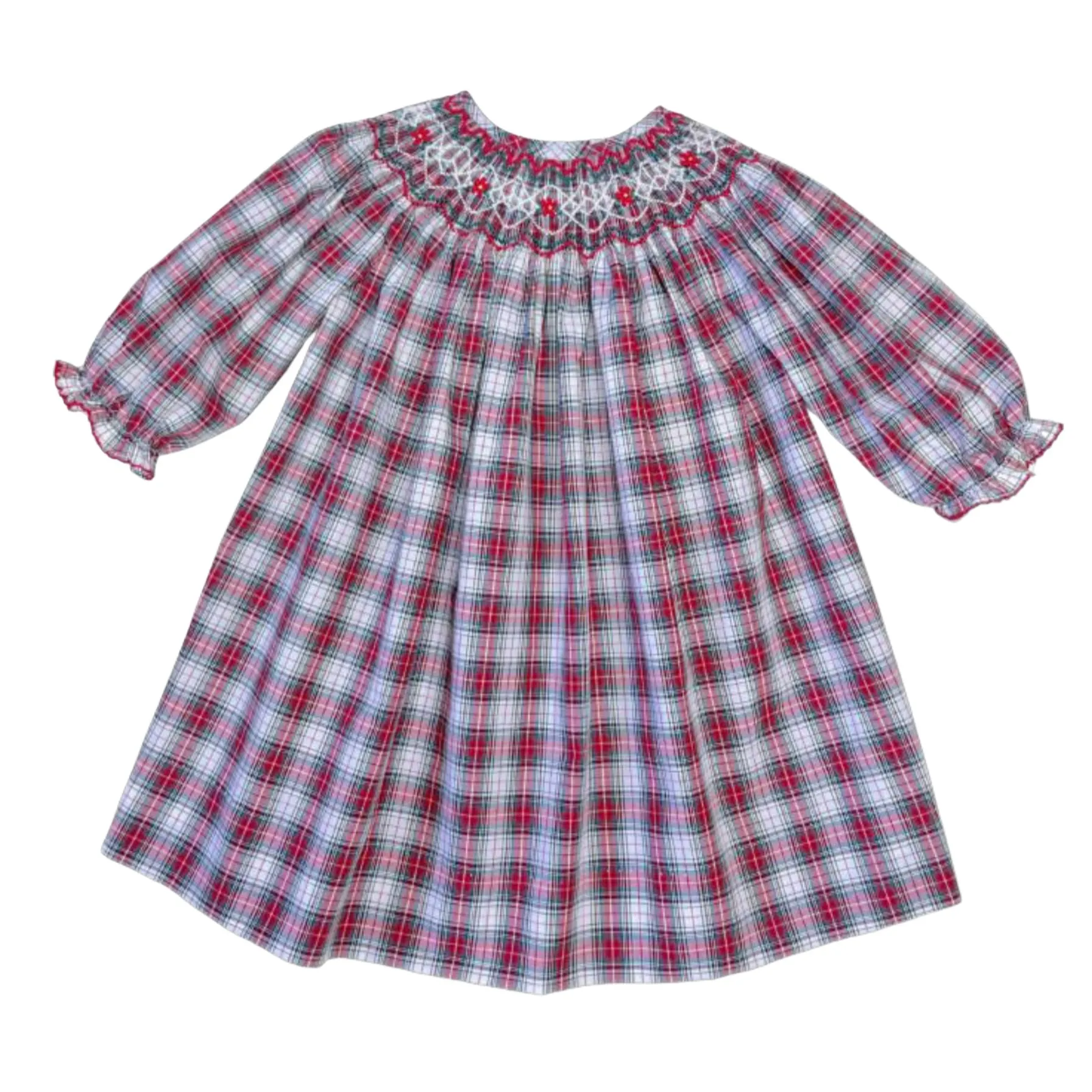 Lulu Bebe Christmas Plaid Dress
