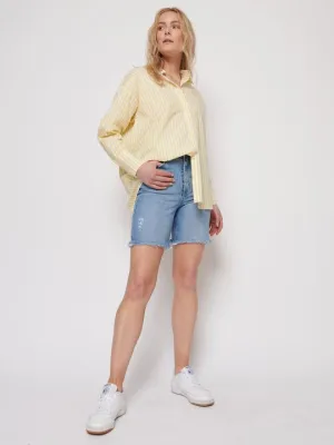 Luna Shirt Butter Stripe