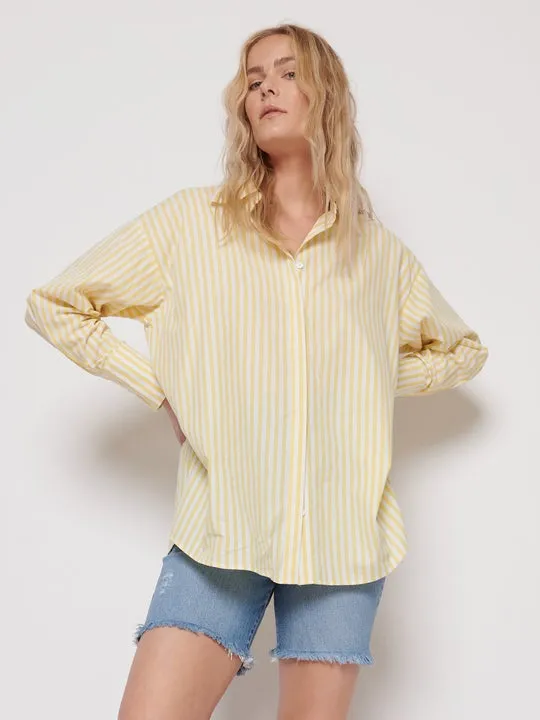 Luna Shirt Butter Stripe