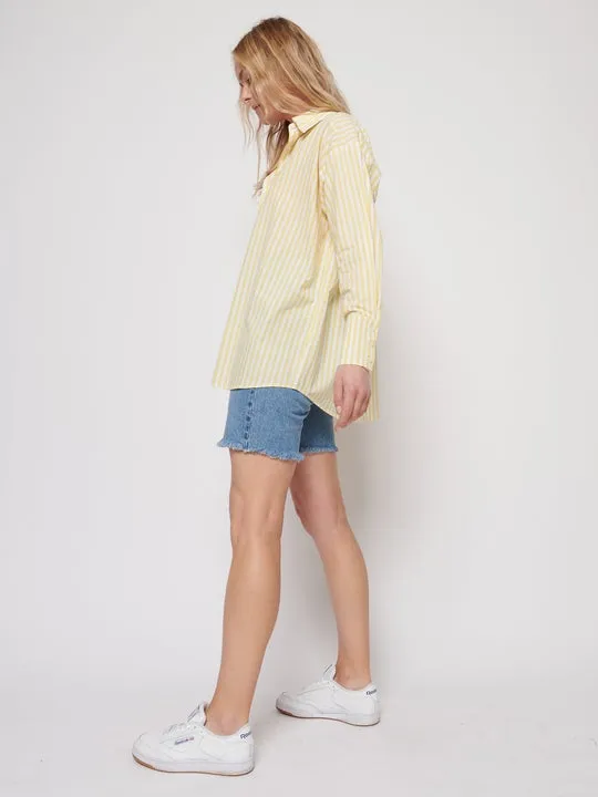 Luna Shirt Butter Stripe