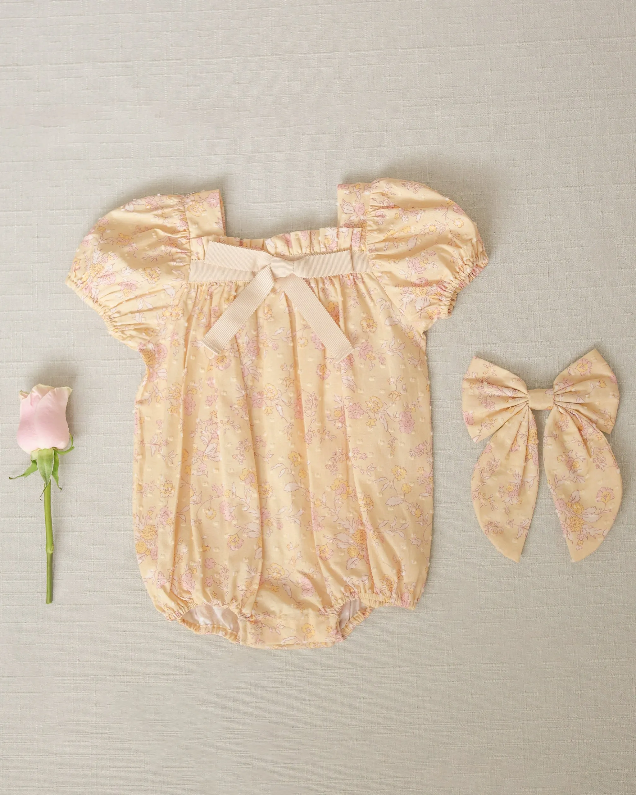 Lyla Romper | Lemon Floral