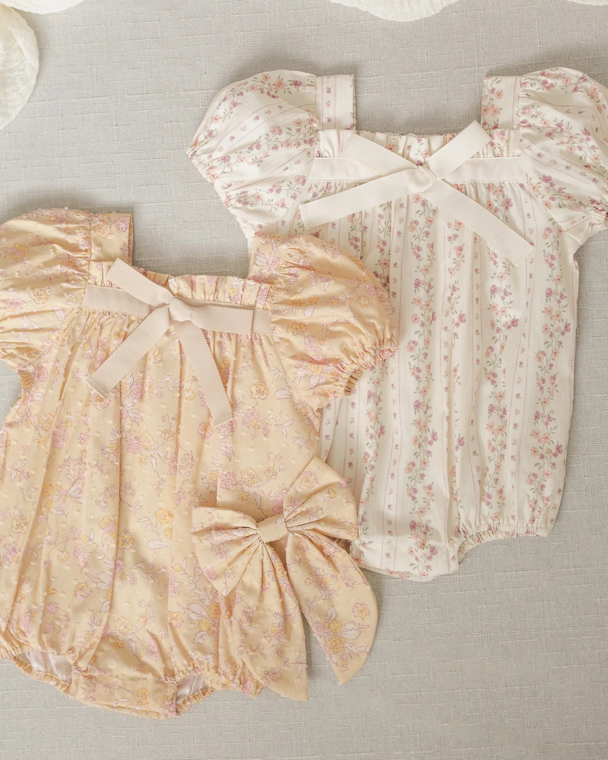 Lyla Romper | Lemon Floral