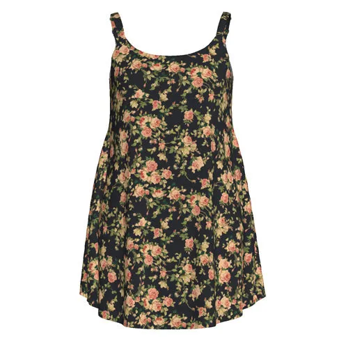 Lynn - Black Cream Pink Floral