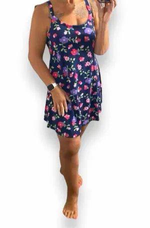 Lynn - Dark Teal Floral