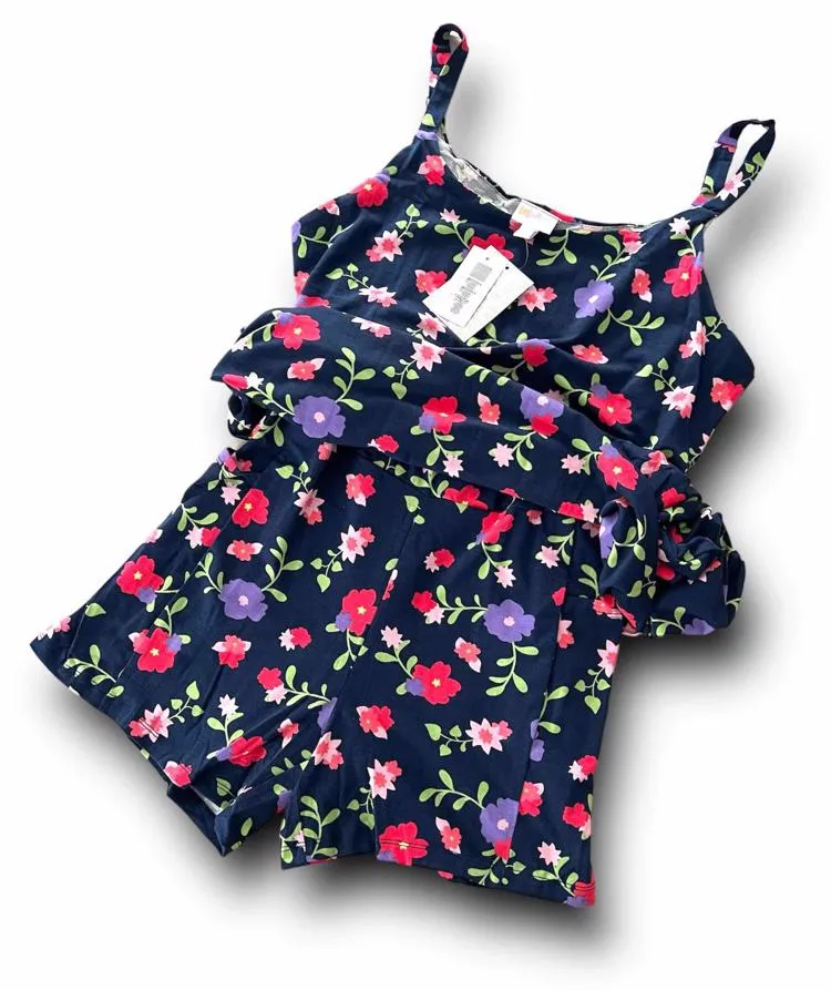 Lynn - Dark Teal Floral