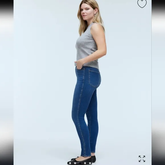 Madewell 10&quot; High Rise Skinny Size 26 NWT