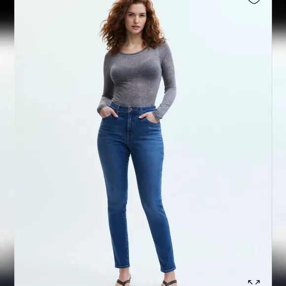 Madewell 10&quot; High Rise Skinny Size 26 NWT