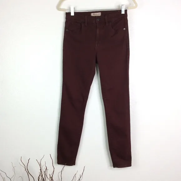 MADEWELL High Riser Skinny Jeans