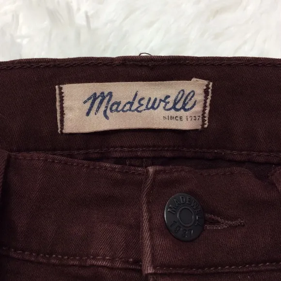 MADEWELL High Riser Skinny Jeans