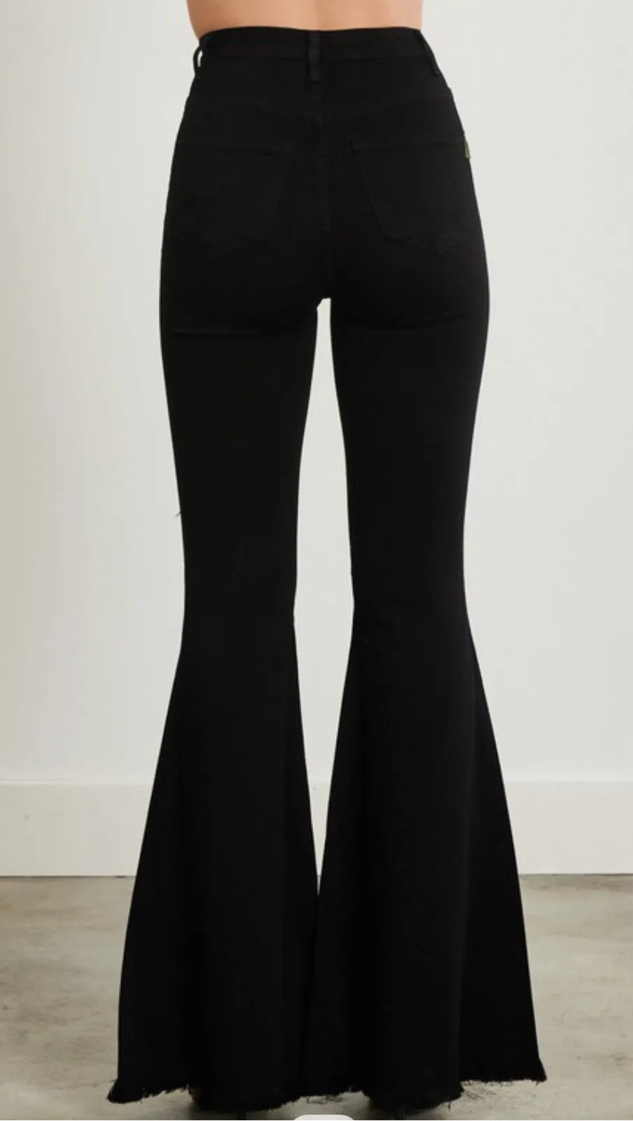 Madi High Rise Button Front Bells