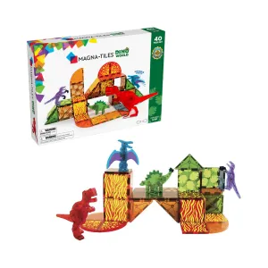 MAGNA-TILES Dino World (40 Piece Set)