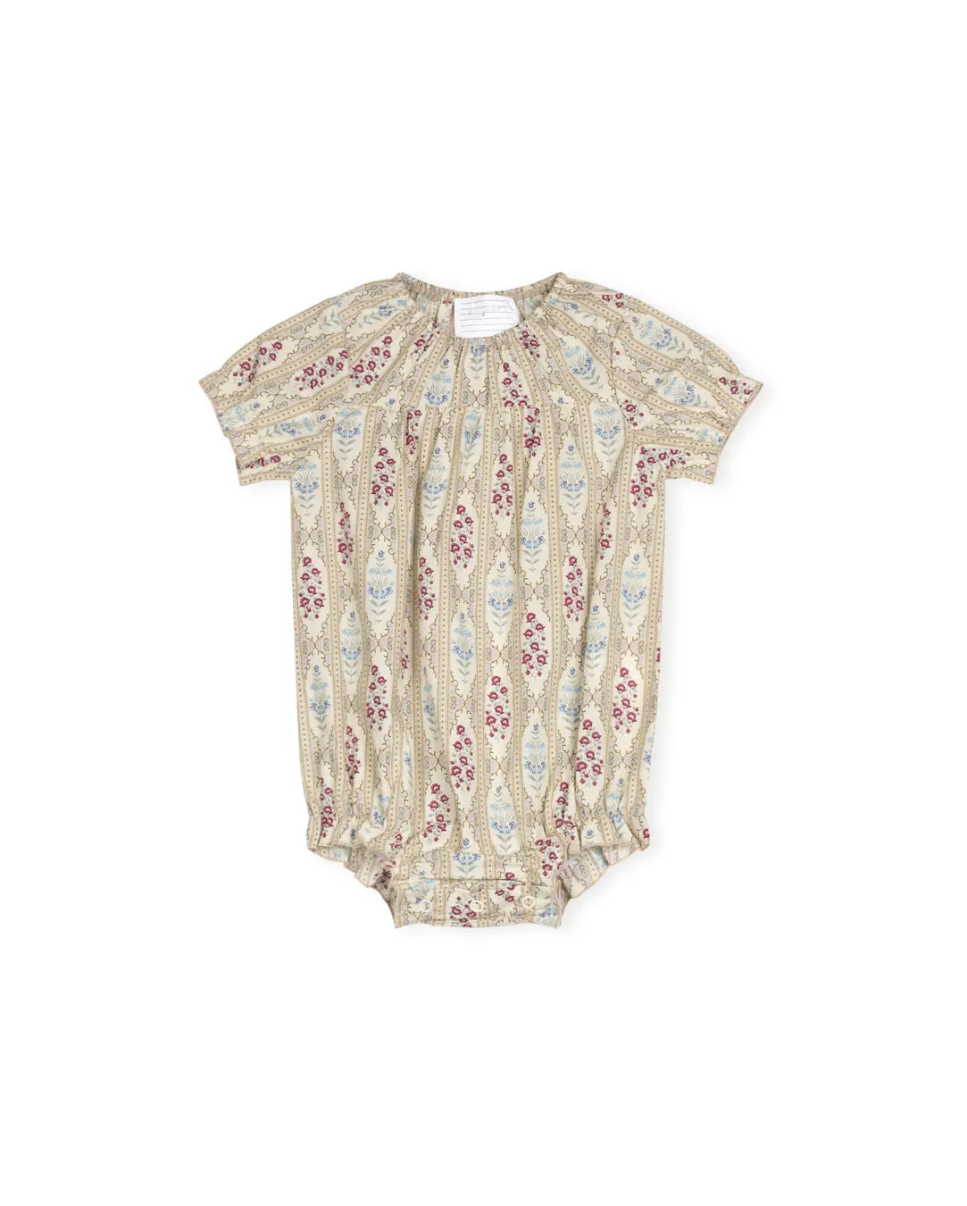Malden - Floral Striped Romper