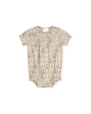 Malden - Floral Striped Romper