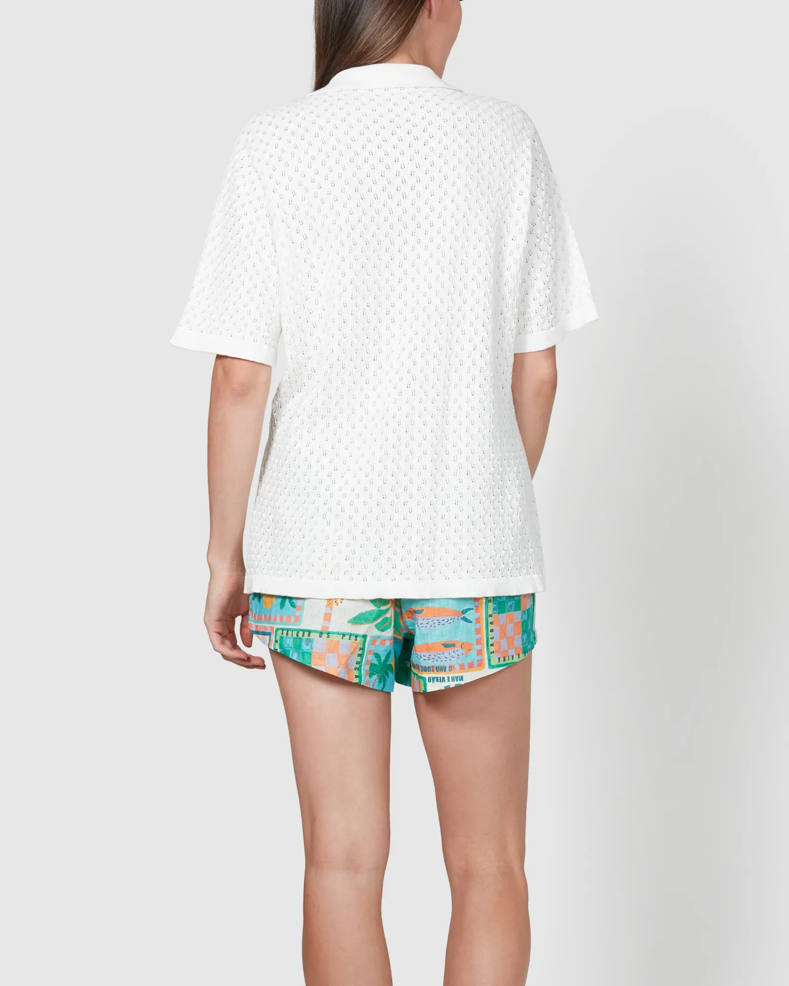 Mallorca Knit Top - Cream