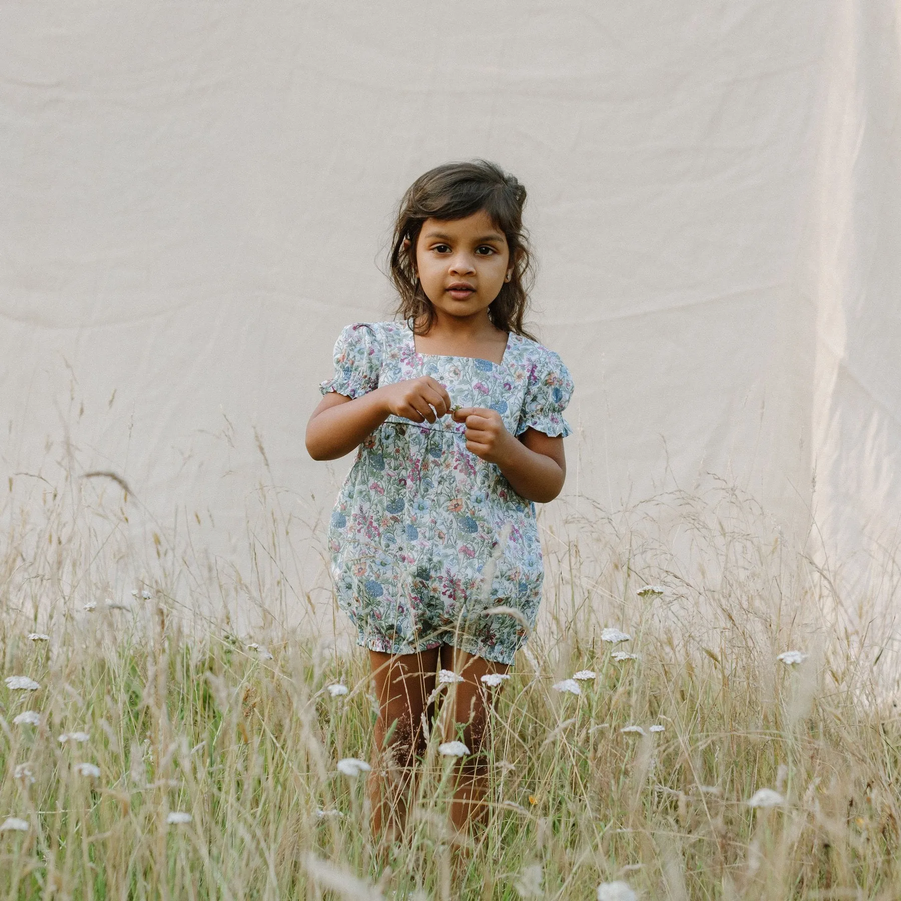 Marbles Rachel Liberty Print Rompers